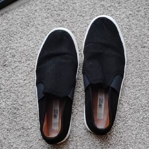 Soffe Black Slip-On Shoes